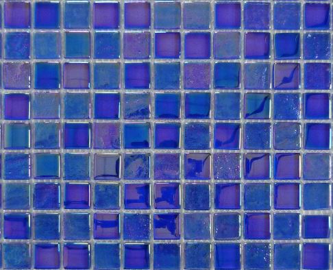 GLASS TILE NEPTUNE COLBALT 1" X 1" - S1002N