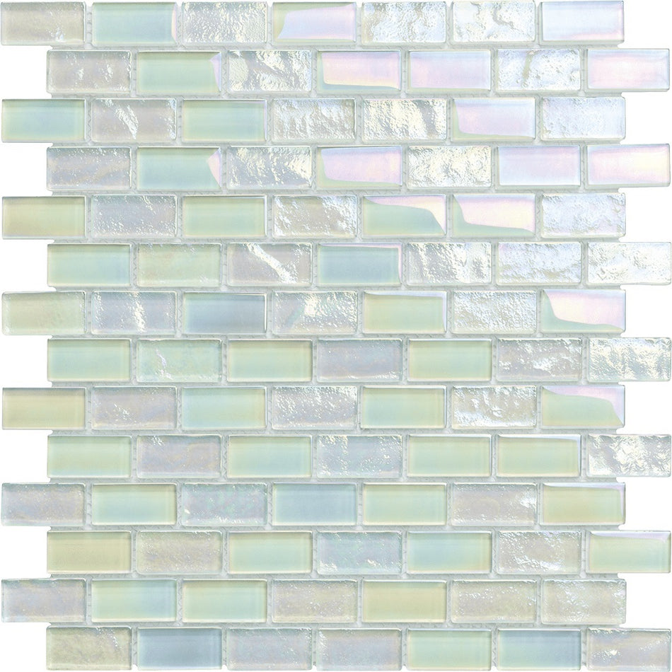 GLASS TILE WHITE 1" X  2" - S1505