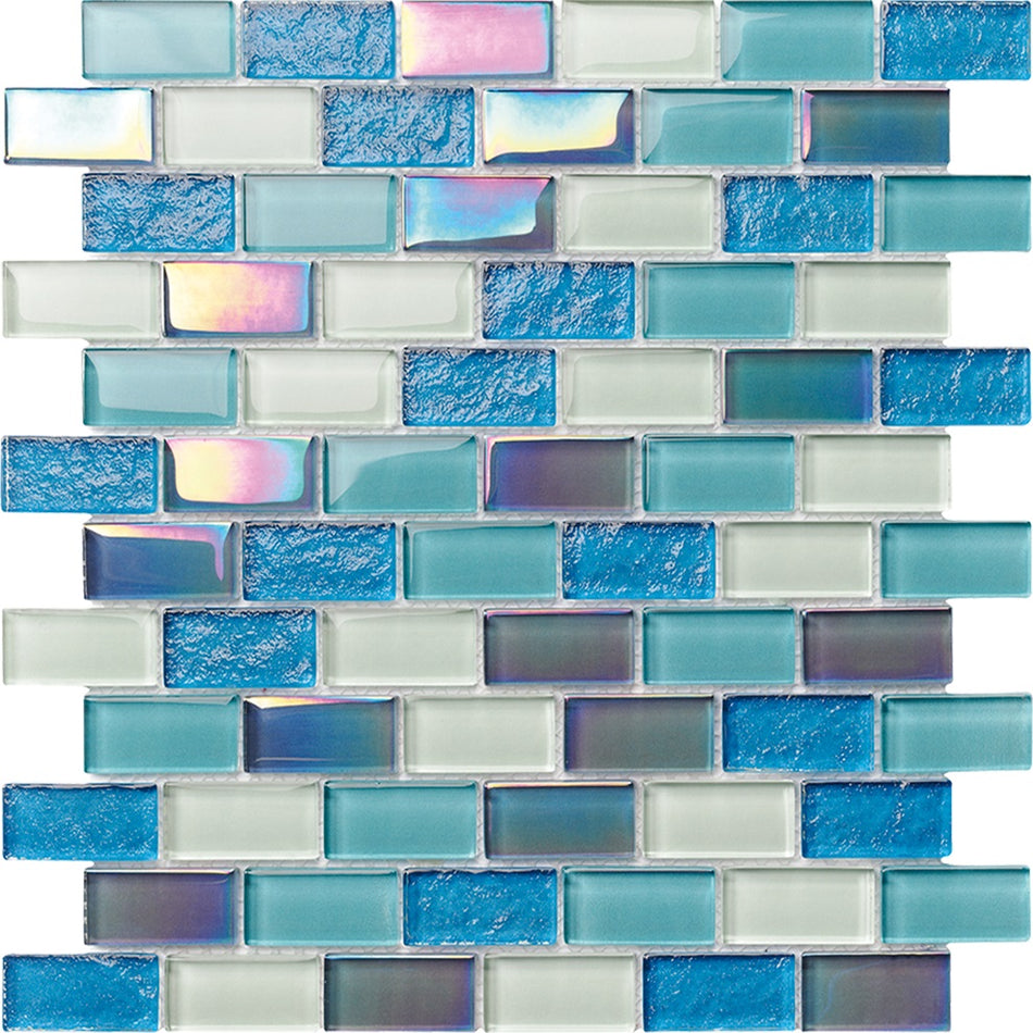 GLASS TILE MARLIN MIX 1" X 2" - S1602