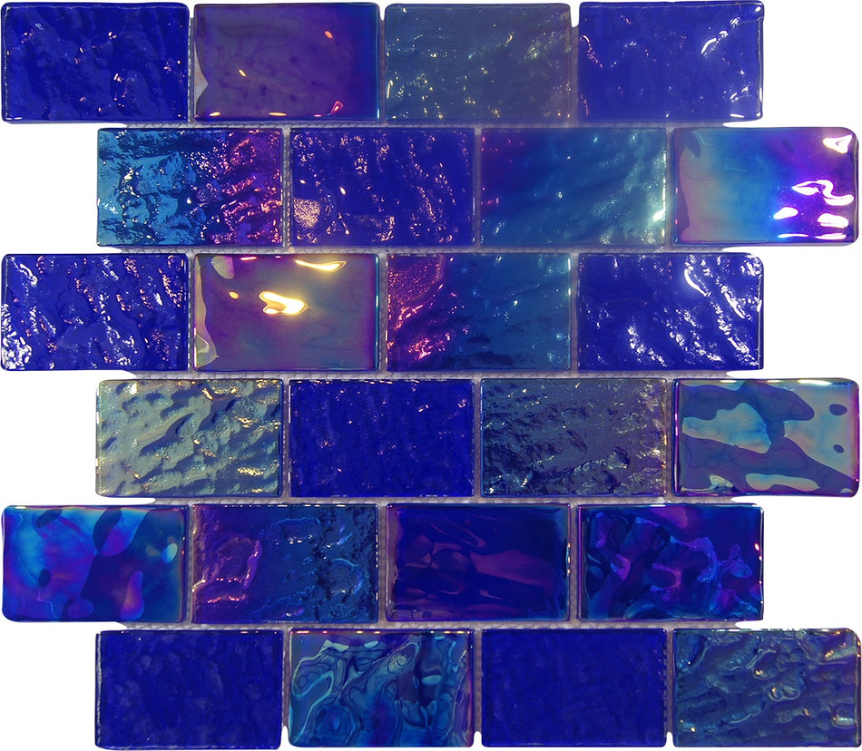 GLASS TILE PACIFIC DARK BLUE 2" X 3" - S1811