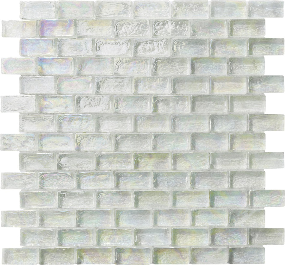 GLASS TILE - OCEAN WHITE 1" X 2" - S1925