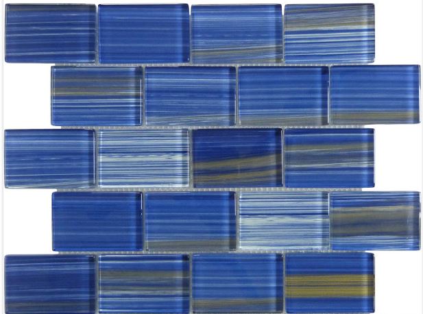 GLASS TILE HAWAI BLUE 2" X 3" - S2024