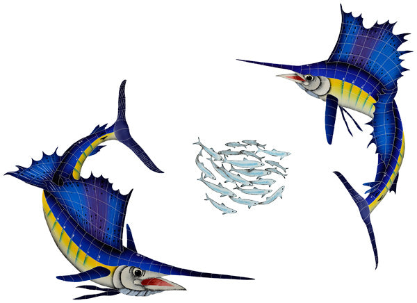 SAILFISH GRUP TILE FIGURE 66" X 92" - SAIGRPL