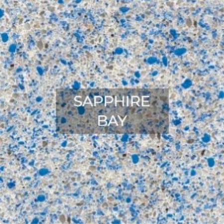 SGM River Rok Sapphire Bay natural pebble pool finish 80lb bag for professional pool contractors and installers