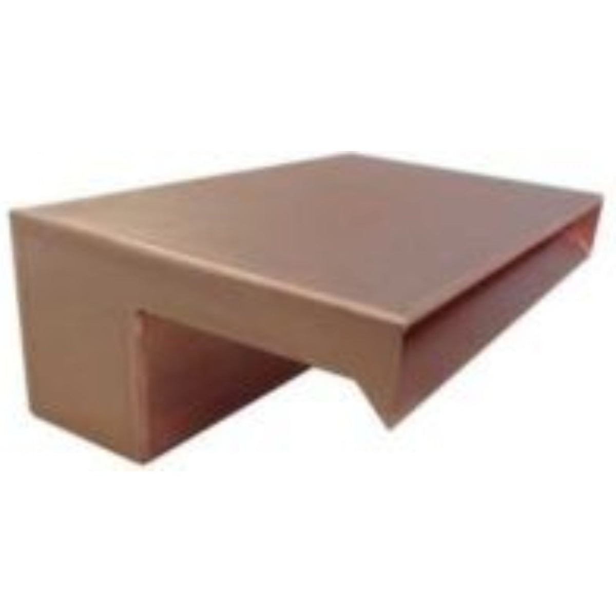 Bobé 48-inch copper smooth flow scupper SFC-48 for professional pool water features and contractor installations