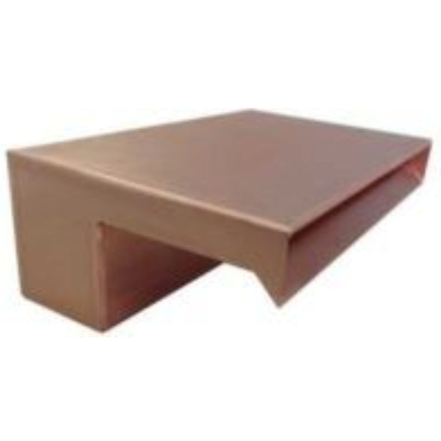 Bobé 48-inch copper smooth flow scupper SFC-48 for professional pool water features and contractor installations