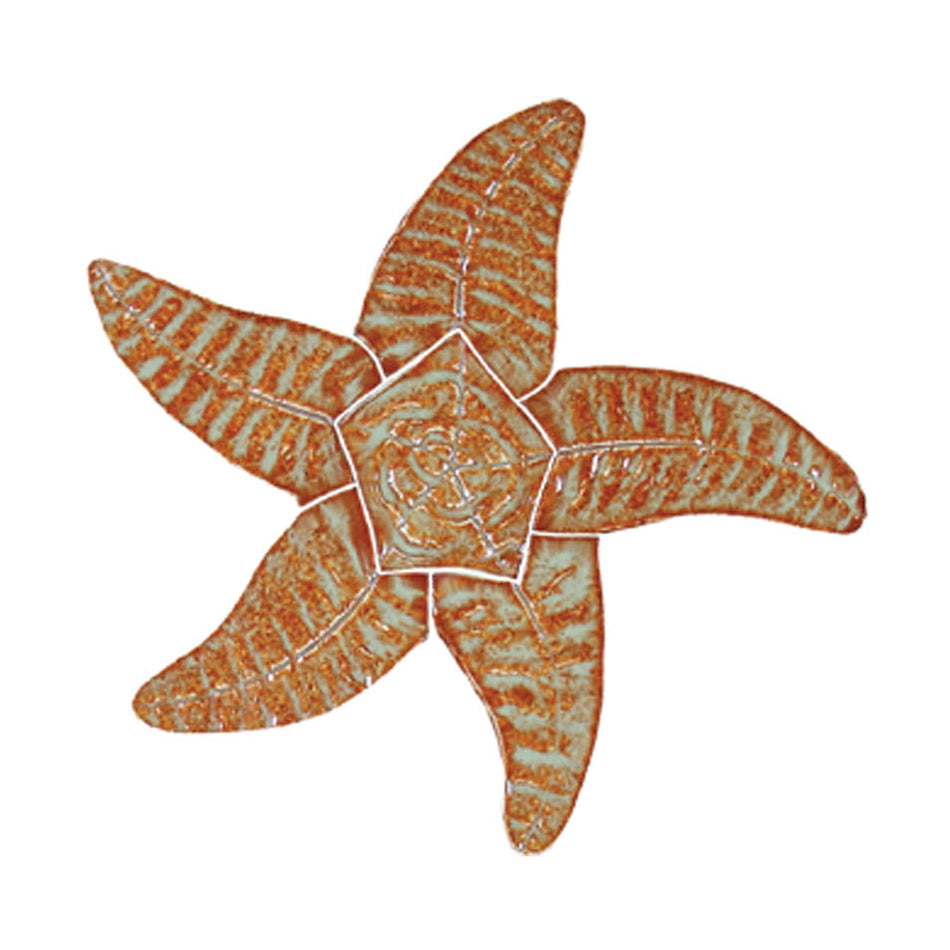 STARFISH MOSAIC FIGURE 9'' - BROWN - SFIBROOS