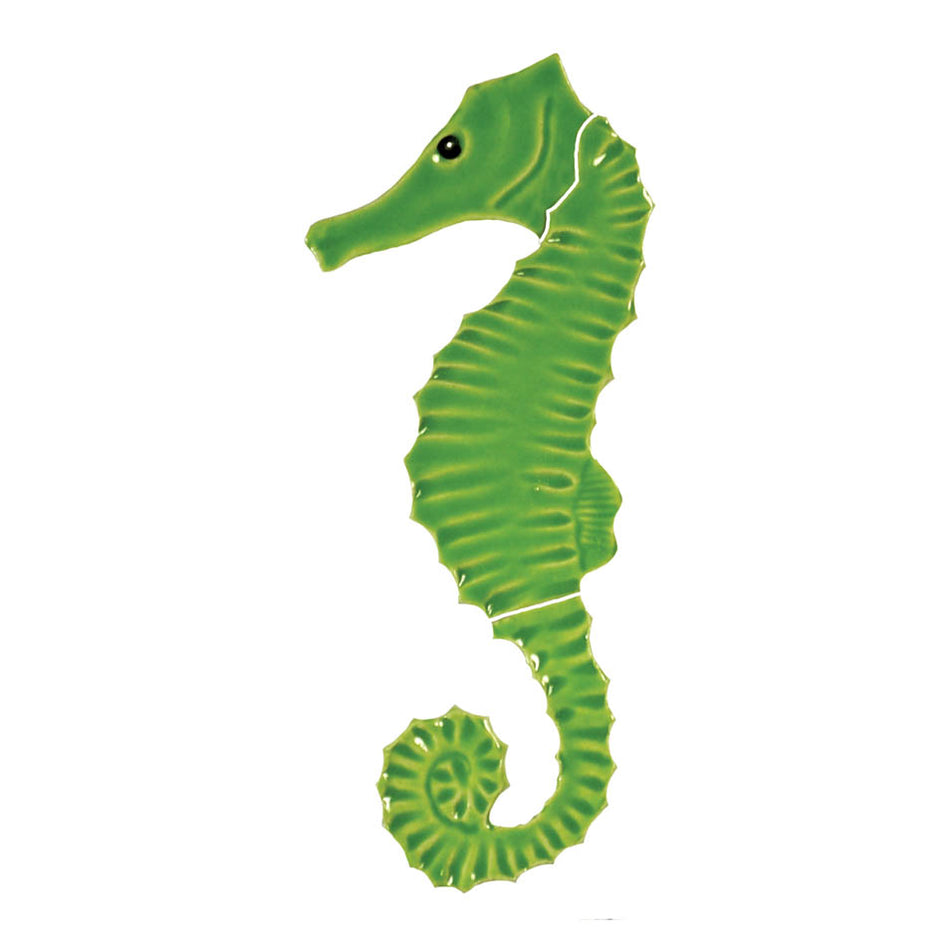 SEAHORSE TILE FIGURE 6'' - LIME - SHOLIMB