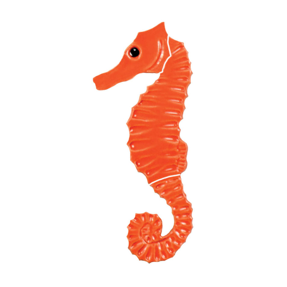 SEAHORSE TILE FIGURE 6'' - ORANGE - SHOORAB