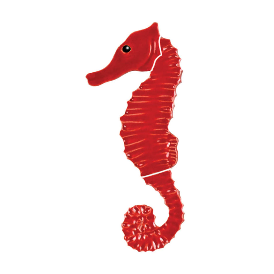 SEAHORSE TILE FIGURE 6'' - RED - SHOREDB