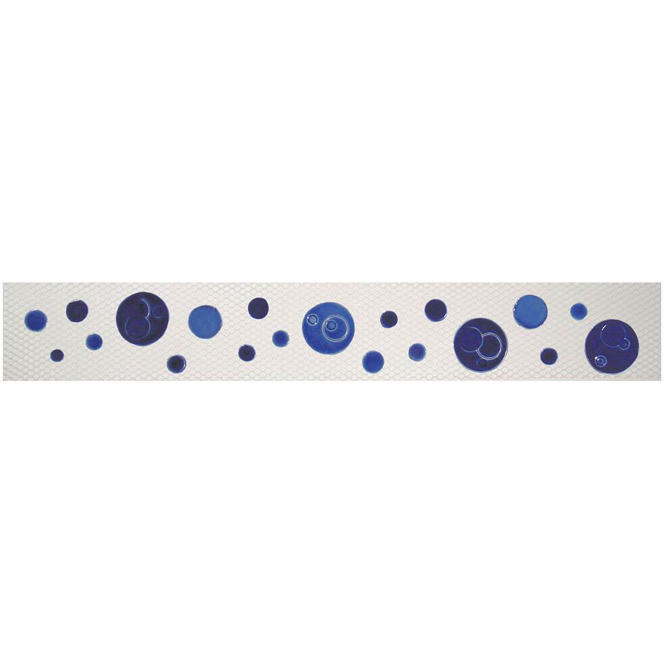 STEP MARKERS BUBBLES BLUE TILE DESIGN - SMBUBBLU