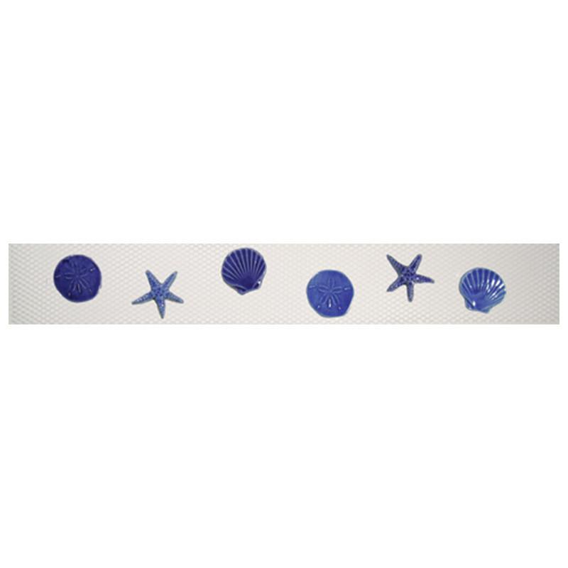 STEP MARKERS SHELLS IN BLUE TILE DESIGN - SMSHEBLU