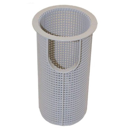 Hayward SPX2800M white plastic strainer basket for Max-Flo pool pumps with 4-inch diameter and debris collection opening