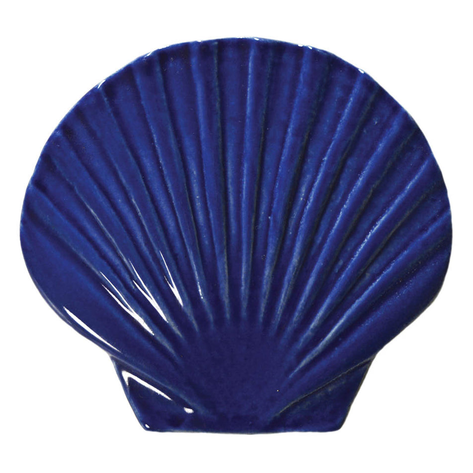 CERAMIC MOSAIC SEASHELL 5" - BLUE - SSHBLUB