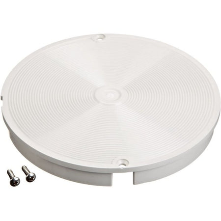 Pentair T10W white AutoFill lid with stainless steel screws for pool contractor water level system installations