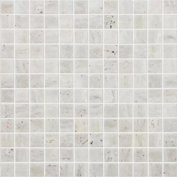 TRAVERTINO BONE MT TILE 1" X 1" - TRAVERTINO BONE MT