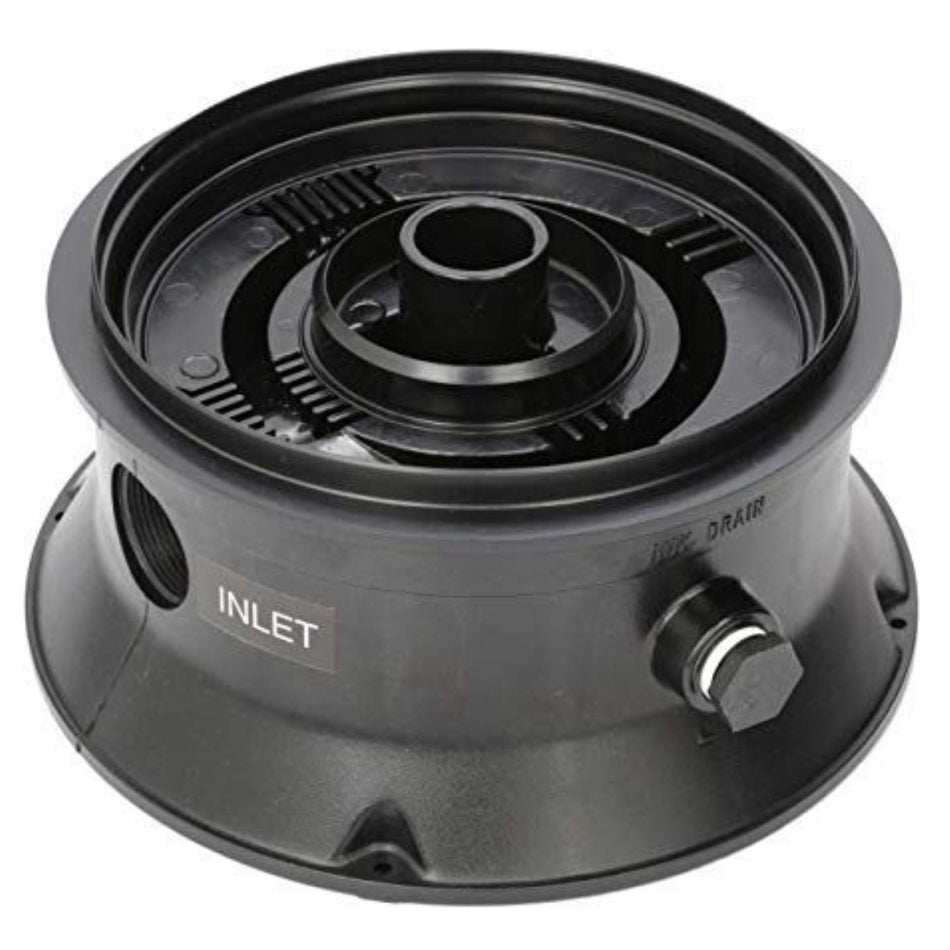 Pentair WC104-78P filter base with pipe plugs for Sta-Rite Posi-Flo pool filter systems - professional contractor replacement part